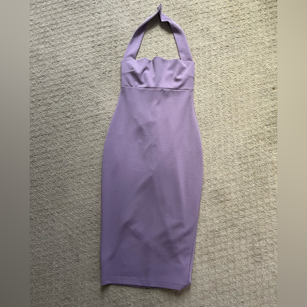 Nookie Boulevard Midi Halter Dress